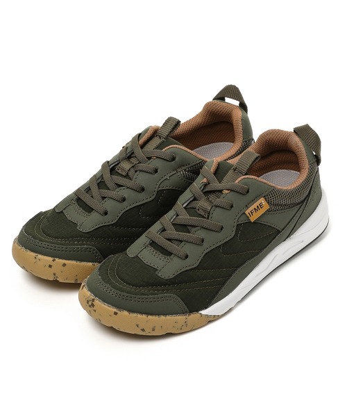 IFME（イフミー）の「JUNIOR｜IFME＋ アウトドアデザインスニーカー[スタイリスト近澤一雅モデル]（スニーカー・キッズ・グリーン/ベージュ/ブラック・20.0cm/20.5cm/21.0cm/21.5cm/22.0cm/22.5cm/19.5cm）」の3枚目の写真