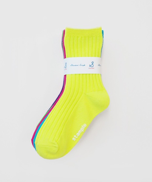 stample（スタンプル）の「ネオン　リブクルーソックス　【6足セット】（ソックス/靴下・キッズ・A・S/M/L/LL）」の5枚目の写真