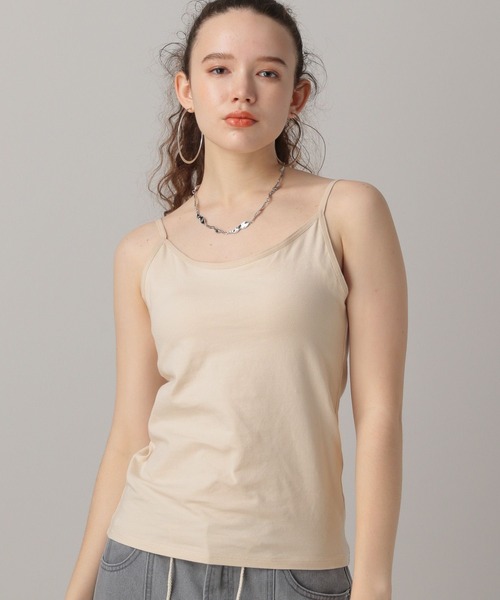 FOREVER 21（フォーエバー トゥエンティーワン）の「【2024SS】カップ付きキャミソール（キャミソール・レディース・ブラウン/アイボリー/ブラック・SMALL/MEDIUM）」の2枚目の写真