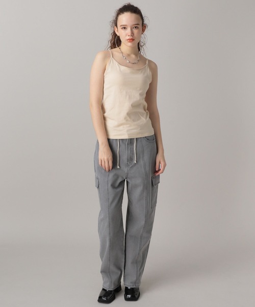 FOREVER 21（フォーエバー トゥエンティーワン）の「【2024SS】カップ付きキャミソール（キャミソール・レディース・ブラウン/アイボリー/ブラック・SMALL/MEDIUM）」の19枚目の写真