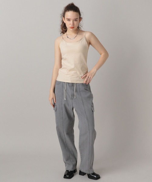 FOREVER 21（フォーエバー トゥエンティーワン）の「【2024SS】カップ付きキャミソール（キャミソール・レディース・ブラウン/アイボリー/ブラック・SMALL/MEDIUM）」の10枚目の写真