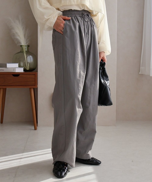 Social GIRL（ソーシャルガール）の「ナイロンカーブパンツ（その他パンツ・レディース・カーキ/ブラック/チャコール・M）」の20枚目の写真