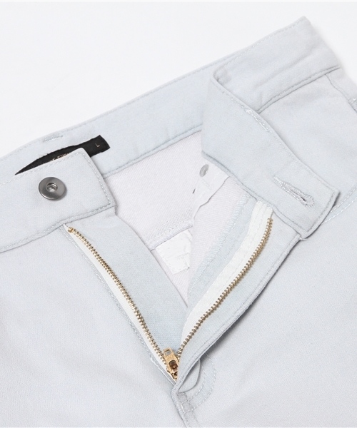 VENCEEXCHANGE（ヴァンスエクスチェンジ）の「ドビーデニム裾リブパンツ（デニムパンツ・メンズ・ネイビー/オフホワイト・MEDIUM/LARGE/SMALL）」の10枚目の写真