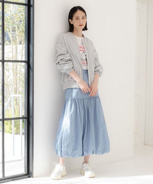 LAKOLE(ラコレ)の「グログランバルーンスカート / 106661(スカート・レディース・ライトブルー/ブラック/ライトベージュ・SMALL/MEDIUM)」の11枚目の写真