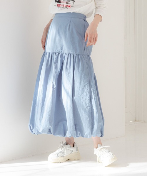 LAKOLE(ラコレ)の「グログランバルーンスカート / 106661(スカート・レディース・ライトブルー/ブラック/ライトベージュ・SMALL/MEDIUM)」の14枚目の写真