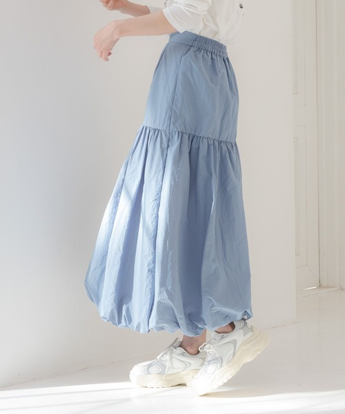 LAKOLE(ラコレ)の「グログランバルーンスカート / 106661(スカート・レディース・ライトブルー/ブラック/ライトベージュ・SMALL/MEDIUM)」の15枚目の写真