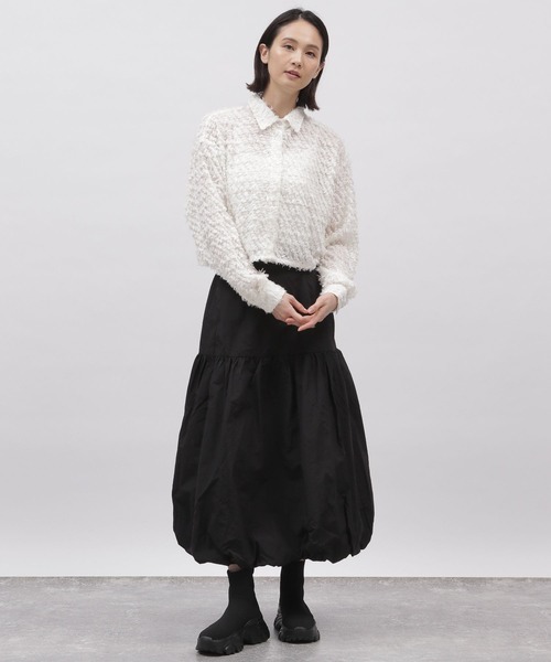 LAKOLE(ラコレ)の「グログランバルーンスカート / 106661(スカート・レディース・ライトブルー/ブラック/ライトベージュ・SMALL/MEDIUM)」の17枚目の写真