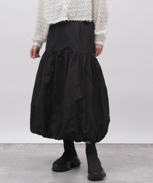 LAKOLE(ラコレ)の「グログランバルーンスカート / 106661(スカート・レディース・ライトブルー/ブラック/ライトベージュ・SMALL/MEDIUM)」の21枚目の写真