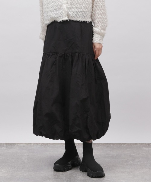 LAKOLE(ラコレ)の「グログランバルーンスカート / 106661(スカート・レディース・ライトブルー/ブラック/ライトベージュ・SMALL/MEDIUM)」の22枚目の写真