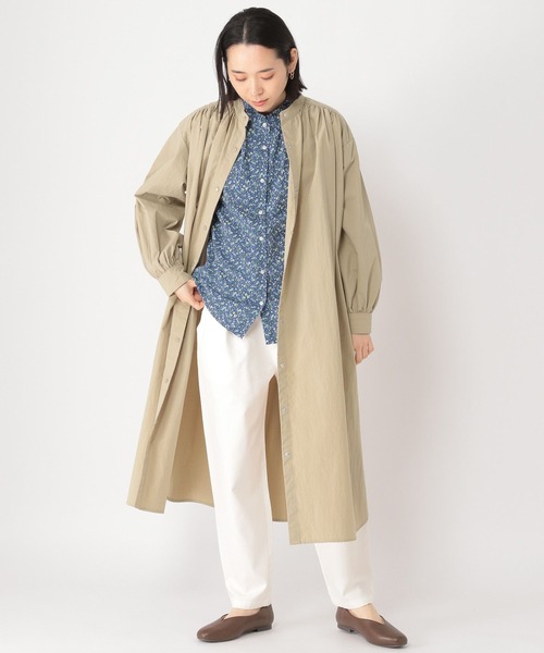 ユニオンランチ フリル付きハイネックシャツ