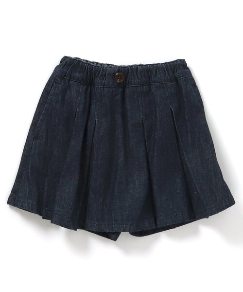 Seraph（セラフ）の「プリーツ台形スカートパンツ（その他パンツ・キッズ・ブラック/ベージュ/インディゴブルー/オレンジ・80/90/100/110/120/130/140）」の8枚目の写真