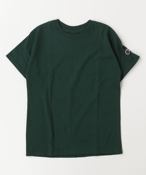 Champion（チャンピオン）の「Champion チャンピオン ロゴ 半袖Tシャツ（Tシャツ/カットソー・キッズ・ブラック/ホワイト/ネイビー/グレー/ダークグリーン・M/L/S/XL）」の4枚目の写真