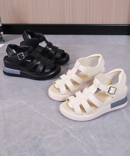 Miniministore(ミニミニストア)の「グルカサンダル 夏レディース厚底サンダル(サンダル・レディース・ブラック/アイボリー・22.5cm/23.0cm/23.5cm/24.0cm/24.5cm)」の16枚目の写真