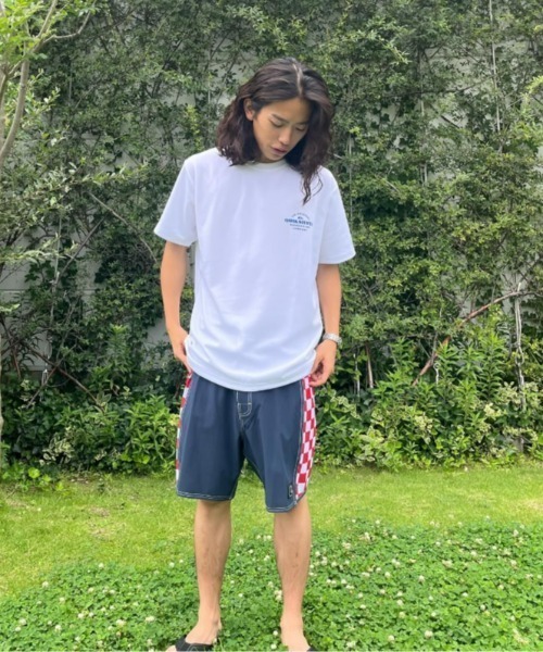 Quiksilver(クイックシルバー)の「TRADE SMITH ST/クイックシルバーバックプリンTI半袖Tシャツ(Tシャツ/カットソー・メンズ・ホワイト/ネイビー/イエロー/チャコールグレー・LARGE/MEDIUM/X-LARGE)」の7枚目の写真