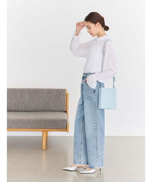 fifth(フィフス)の「キャンディースリーブシアーブラウス(シャツ/ブラウス・レディース・ベージュ/ホワイト/ブラック/サックスブルー・M)」の21枚目の写真