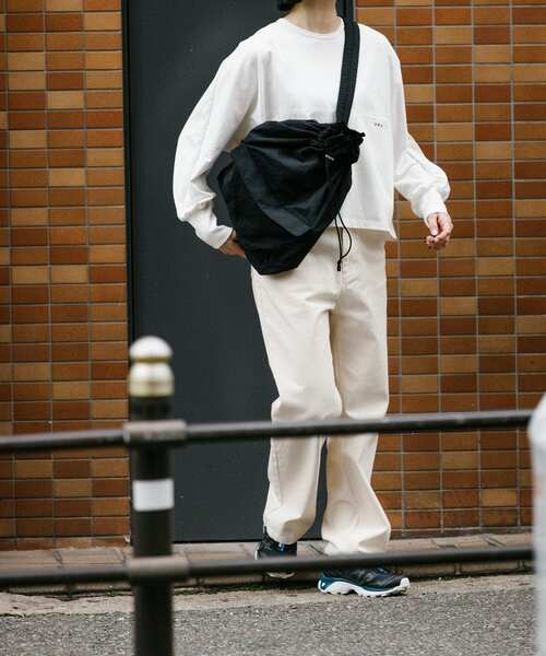 EKAL（エカル）の「スプリットドルマンカットソー（Tシャツ/カットソー・レディース・ピンク/オフホワイト/ブラック・ONE）」の5枚目の写真