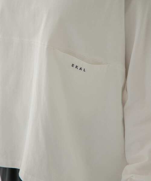 EKAL（エカル）の「スプリットドルマンカットソー（Tシャツ/カットソー・レディース・ピンク/オフホワイト/ブラック・ONE）」の14枚目の写真