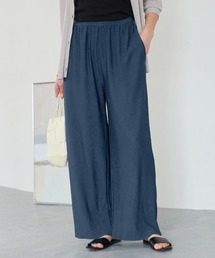 楽ちんきれいセミワイドパンツ
