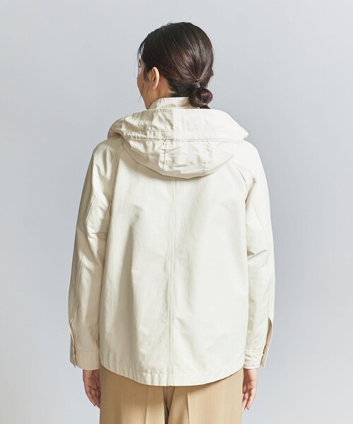 BEAUTY&YOUTH UNITED ARROWS（ビューティーアンドユースユナイテッドアローズ）の「グログランフード マウンテンパーカー -2WAY/撥水加工-（マウンテンパーカー・レディース・ベージュ/ネイビー/オフホワイト・XS/S/L/M）」の19枚目の写真