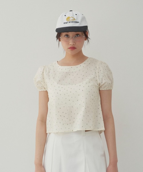 GIUNON（ジウノン）の「flat cap / フラットキャップ（キャップ・レディース・ホワイト・FREE）」の3枚目の写真