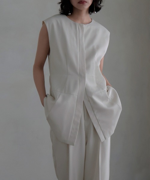 hellam（へラム）の「ペプラムベスト（ベスト）」 - WEAR
