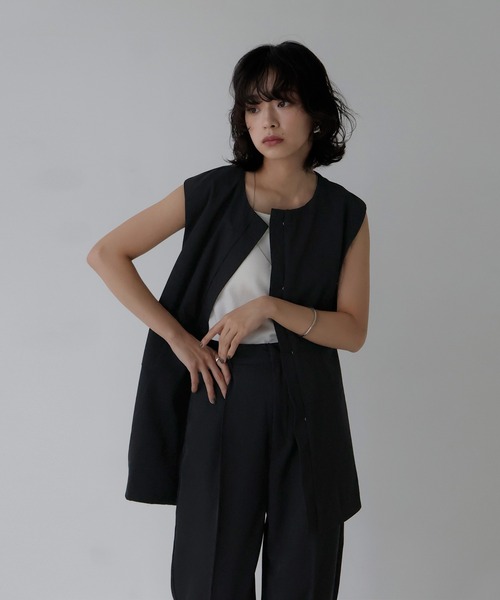 hellam（へラム）の「ペプラムベスト（ベスト）」 - WEAR