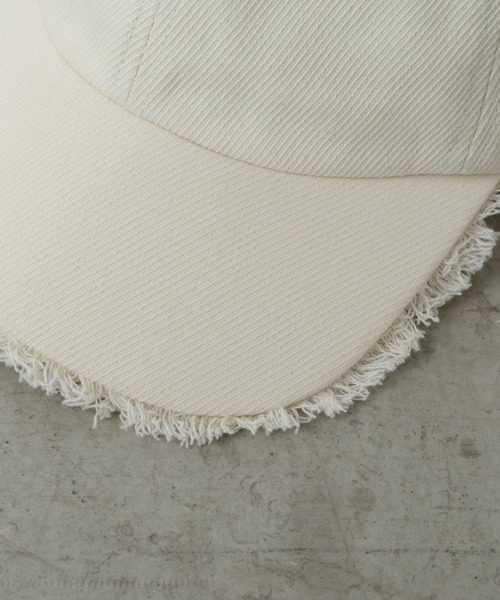 CIAOPANIC TYPY（チャオパニックティピー）の「紐付きフリンジキャップ（キャップ・レディース・サックスブルー/ブラック/アイボリー・ONE SIZE）」の13枚目の写真