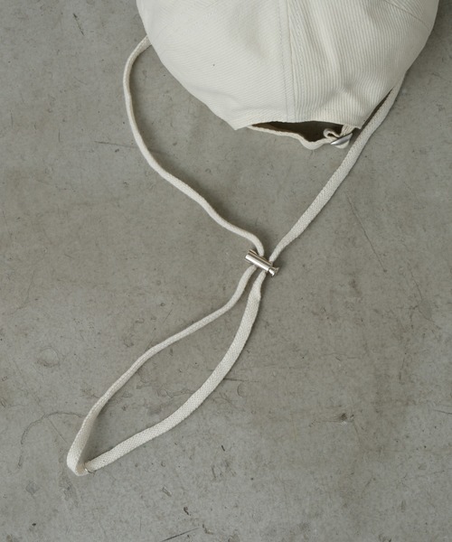 CIAOPANIC TYPY（チャオパニックティピー）の「紐付きフリンジキャップ（キャップ・レディース・サックスブルー/ブラック/アイボリー・ONE SIZE）」の14枚目の写真