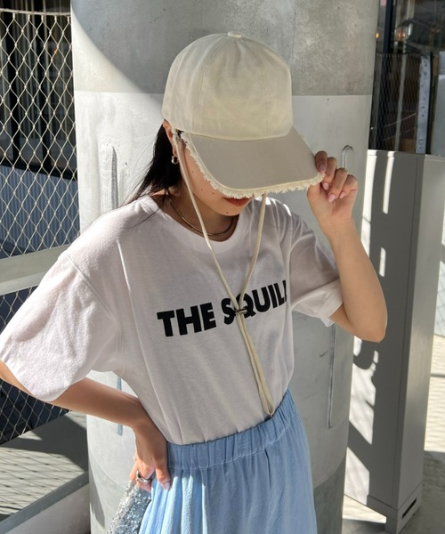 CIAOPANIC TYPY（チャオパニックティピー）の「紐付きフリンジキャップ（キャップ・レディース・サックスブルー/ブラック/アイボリー・ONE SIZE）」の5枚目の写真