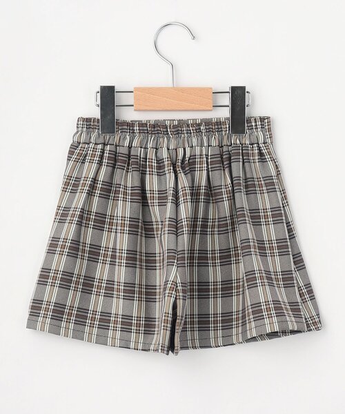 SHOO・LA・RUE（シューラルー）の「◆【110-140cm】クマチャーム付きチェックスカパン（その他パンツ・キッズ・ブラック系1/サックスブルー系1・11/14/13/12）」の8枚目の写真