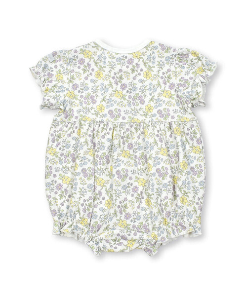 SLAP SLIP BABY（スラップスリップベビー）の「【お揃い】チェリーリボンお花総柄襟付きロンパースベビー(60~80cm)（ロンパース・キッズ・ホワイト系その他2/ピンク系その他/パープル系その他・60cm/70cm/80ｃｍ）」の20枚目の写真