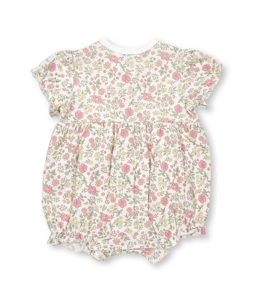 SLAP SLIP BABY（スラップスリップベビー）の「【お揃い】チェリーリボンお花総柄襟付きロンパースベビー(60~80cm)（ロンパース・キッズ・ホワイト系その他2/ピンク系その他/パープル系その他・60cm/70cm/80ｃｍ）」の13枚目の写真