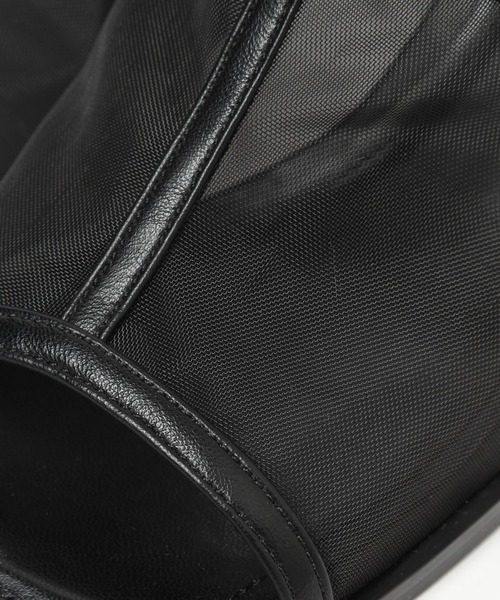 HARE（ハレ）の「クリアヒールメッシュミュール(HARE)（サンダル・レディース・ブラック/シルバー・MEDIUM/LARGE）」の21枚目の写真