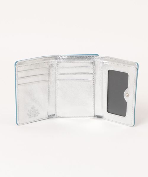Vivienne Westwood(ヴィヴィアンウエストウッド)の「5115002AU-L001L-NAPPA SMALL FRAME WALLET(財布・レディース・ピンク/ライトブルー/ブラック・FREE)」の9枚目の写真