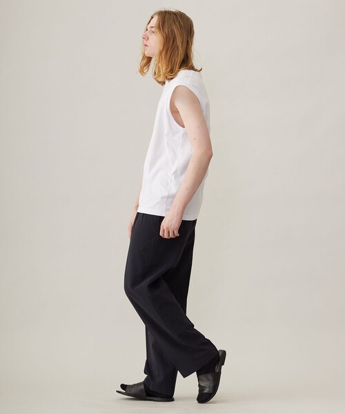 UNFILO(アンフィーロ)の「ベーシック タンクトップ(Tシャツ/カットソー・メンズ・ブラック系/ホワイト系・SMALL/MEDIUM/LARGE/X-LARGE)」の4枚目の写真