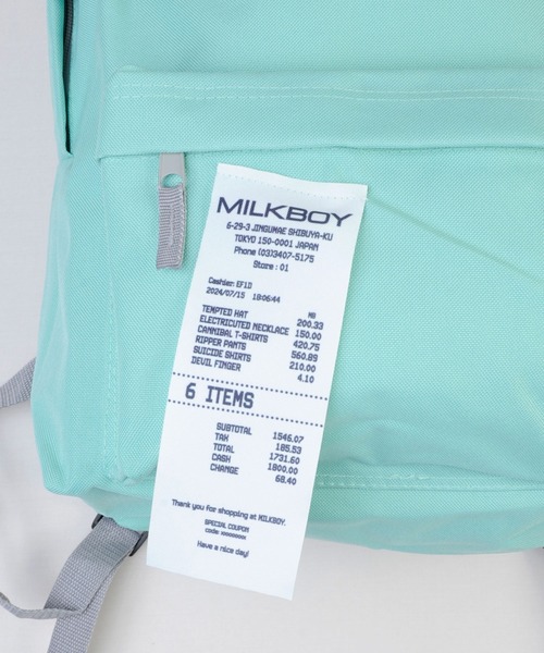 MILKBOY（ミルクボーイ）の「TRIP リュックサック（バックパック/リュック・メンズ・C/A/B・FREE）」の10枚目の写真