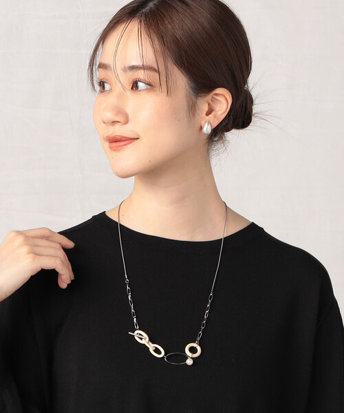 セール】ウッドリング 2WAYペンダント（ネックレス）｜Comme ca 