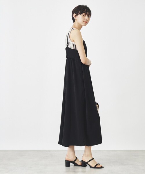 THE SHOP TK (ザ ショップ ティーケー )の「◆マーブル柄バックデザインワンピース【洗濯機OK】(ワンピース・レディース・ブルー系5/オレンジ系1/ブラック・99)」の16枚目の写真