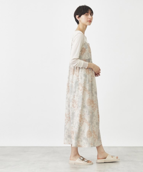 THE SHOP TK (ザ ショップ ティーケー )の「◆マーブル柄バックデザインワンピース【洗濯機OK】(ワンピース・レディース・ブルー系5/オレンジ系1/ブラック・99)」の20枚目の写真