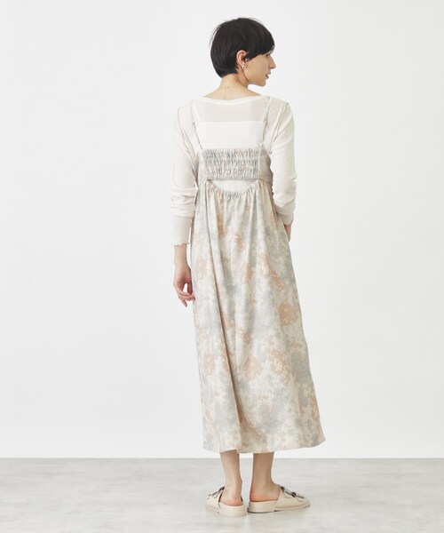 THE SHOP TK (ザ ショップ ティーケー )の「◆マーブル柄バックデザインワンピース【洗濯機OK】(ワンピース・レディース・ブルー系5/オレンジ系1/ブラック・99)」の21枚目の写真