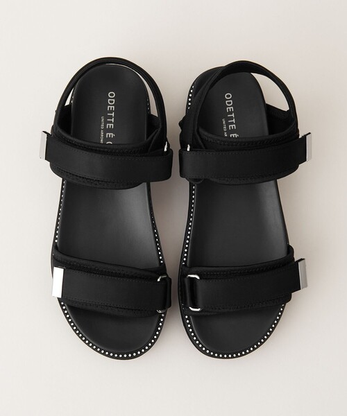 ODETTE E ODILE（オデットエオディール）の「アジャストベルト サンダル25（サンダル・レディース・ブラック/ゴールド/ケリー/ネイビー・35/36/37/34）」の13枚目の写真