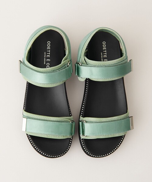 ODETTE E ODILE（オデットエオディール）の「アジャストベルト サンダル25（サンダル・レディース・ブラック/ゴールド/ケリー/ネイビー・35/36/37/34）」の16枚目の写真