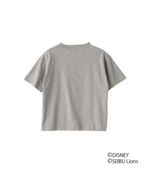 StompStamp（ストンプスタンプ）の「ﾐｯｷｰ＆ﾌﾚﾝｽﾞ/Ｔｼｬﾂ/ﾗｲｵﾝｽﾞ（Tシャツ/カットソー・キッズ・グレー・100cm/130cm）」の3枚目の写真