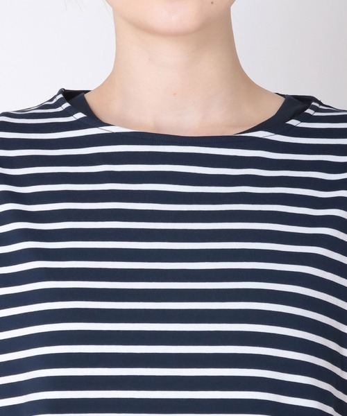 Jines(ジネス)の「ボーダーTシャツセットワンピース(ワンピース・レディース・ブラック/ネイビー・38)」の13枚目の写真