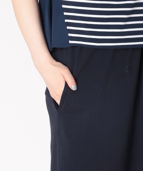 Jines(ジネス)の「ボーダーTシャツセットワンピース(ワンピース・レディース・ブラック/ネイビー・38)」の15枚目の写真