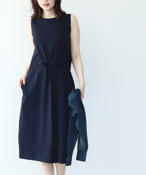 Jines(ジネス)の「ボーダーTシャツセットワンピース(ワンピース・レディース・ブラック/ネイビー・38)」の8枚目の写真