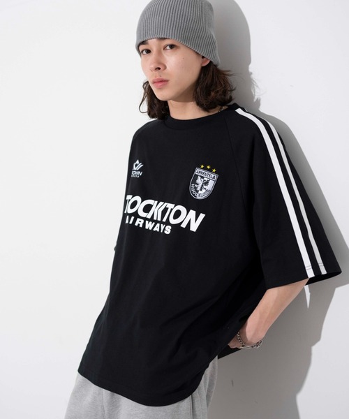 WEGO（ウィゴー）の「WEGO/ラインゲームロゴT（Tシャツ/カットソー・メンズ・ホワイト/ネイビー/ブラック/ピンク/グリーン・MEDIUM/LARGE）」の16枚目の写真