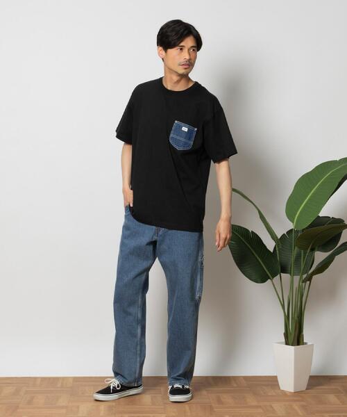 Lee(リー)の「Lee(リー)【メンズ】デニムポケットTシャツ(Tシャツ/カットソー・メンズ・ブラック・XL/L/M)」の12枚目の写真