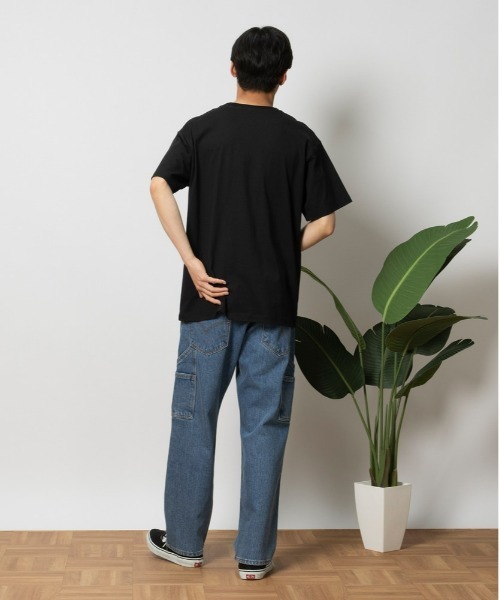 Lee(リー)の「【Lee】別注 デニムポケット Tシャツ(Tシャツ/カットソー・メンズ・ブラック・XL/L/M)」の3枚目の写真