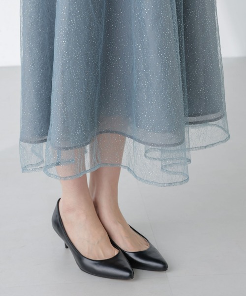 kaene（カエン）の「Kaene/ラメミックスエアリードレス（ワンピース・レディース・サックスブルー/オレンジ・38）」の15枚目の写真